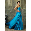 Grace Karin Sexy Cheap High Log Split Front Um ombro Beaded Mermaid Blue Long Prom Dresses CL4407